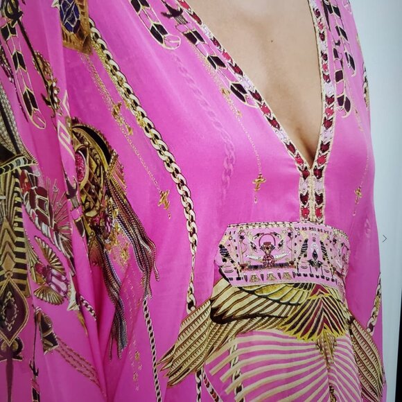 Long Kaftan with waist detail Song of the Scarab - Camilla - Picture 6 of 10